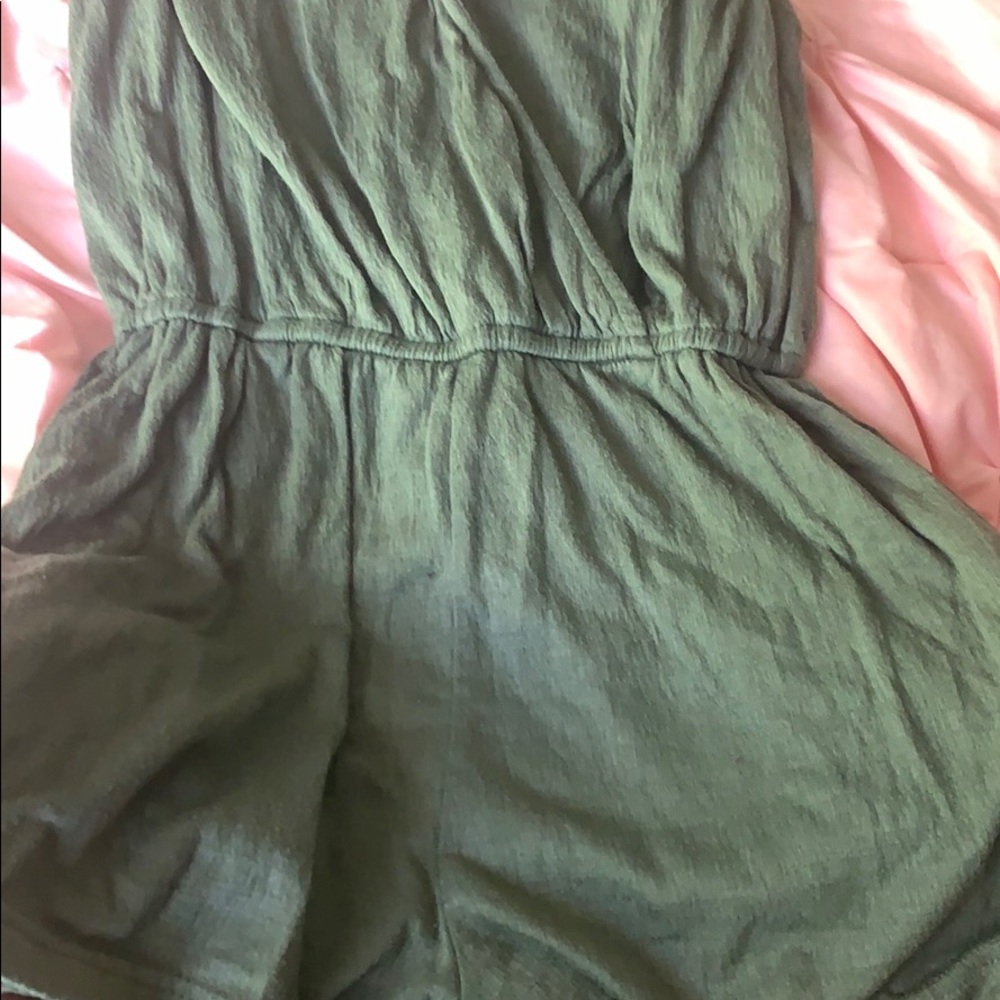 green romper